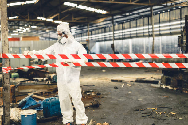 Professional Trauma Scene Cleanup technician working in Platteville, CO